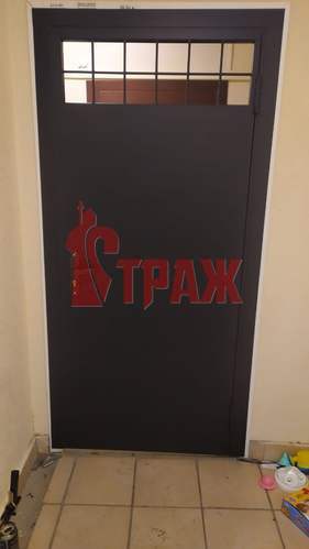 тамбурная металлическая решетчатая дверь модель СТДР - 48 - общий вид