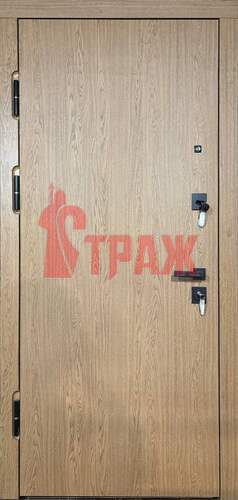 входная дверь с отделкой МДФ-шпон натурального дерева