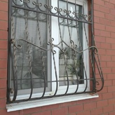 сварная дутая оконная решетка