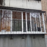 решётка балконная вид спереди